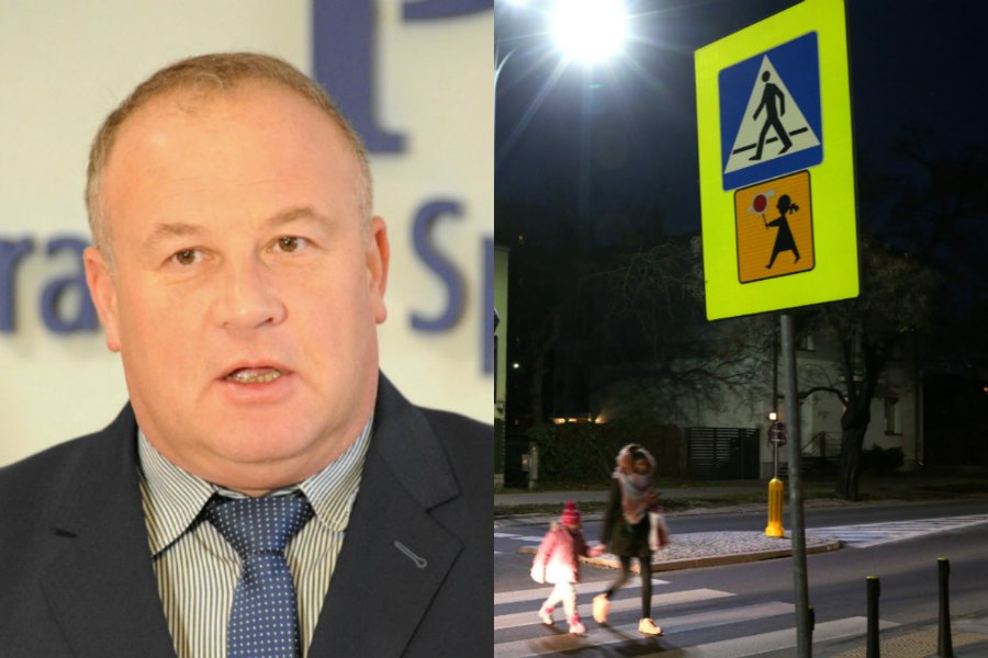 Artur Szałabawka z PiS chciałby odblaskowych znaków drogowych. Nie wiedział, że takie przepisy obowiązują od 16 lat.