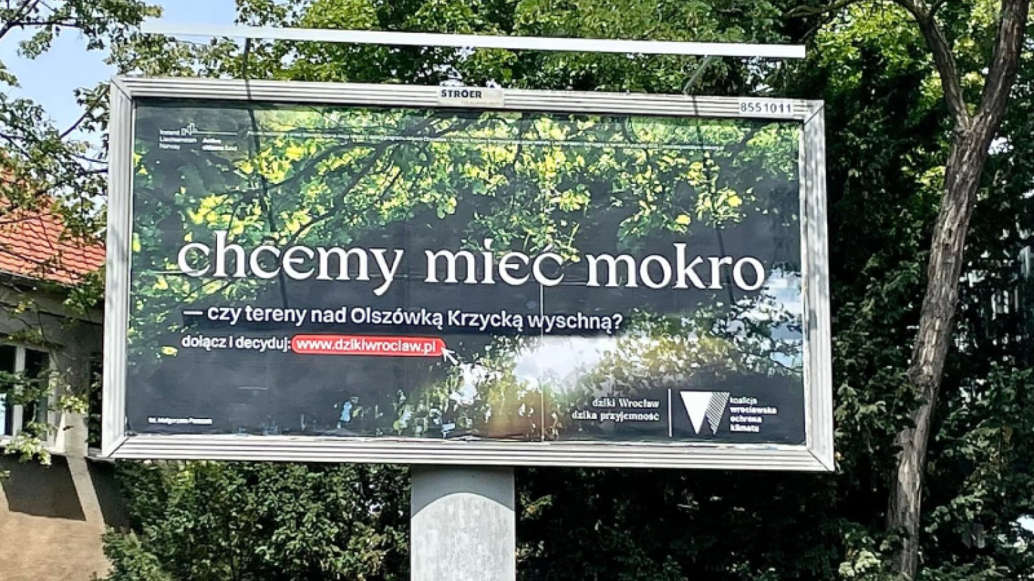 Kontrowersyjna akcja bilbordowa Koalicji "Wrocławska Ochrona Klimatu"