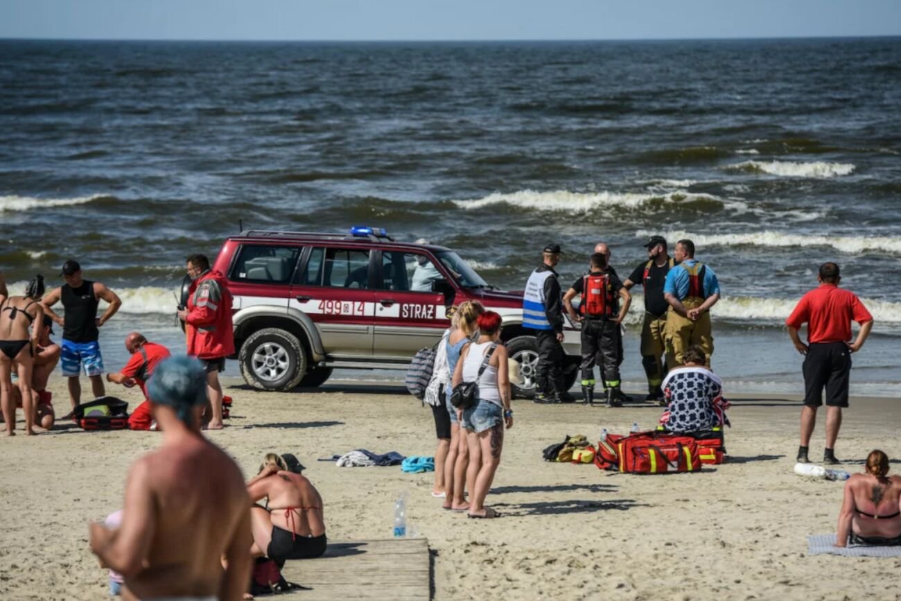 Tragedia w Łebie, utonął 39-latek (Zdjęcie poglądowe)