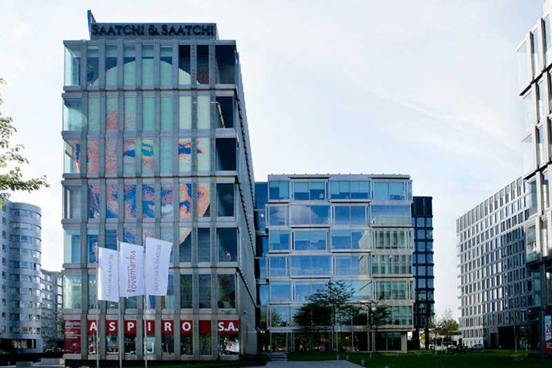 Budynek Saatchi & Saatchi Polska z niespodzianką dla szefa korporacji