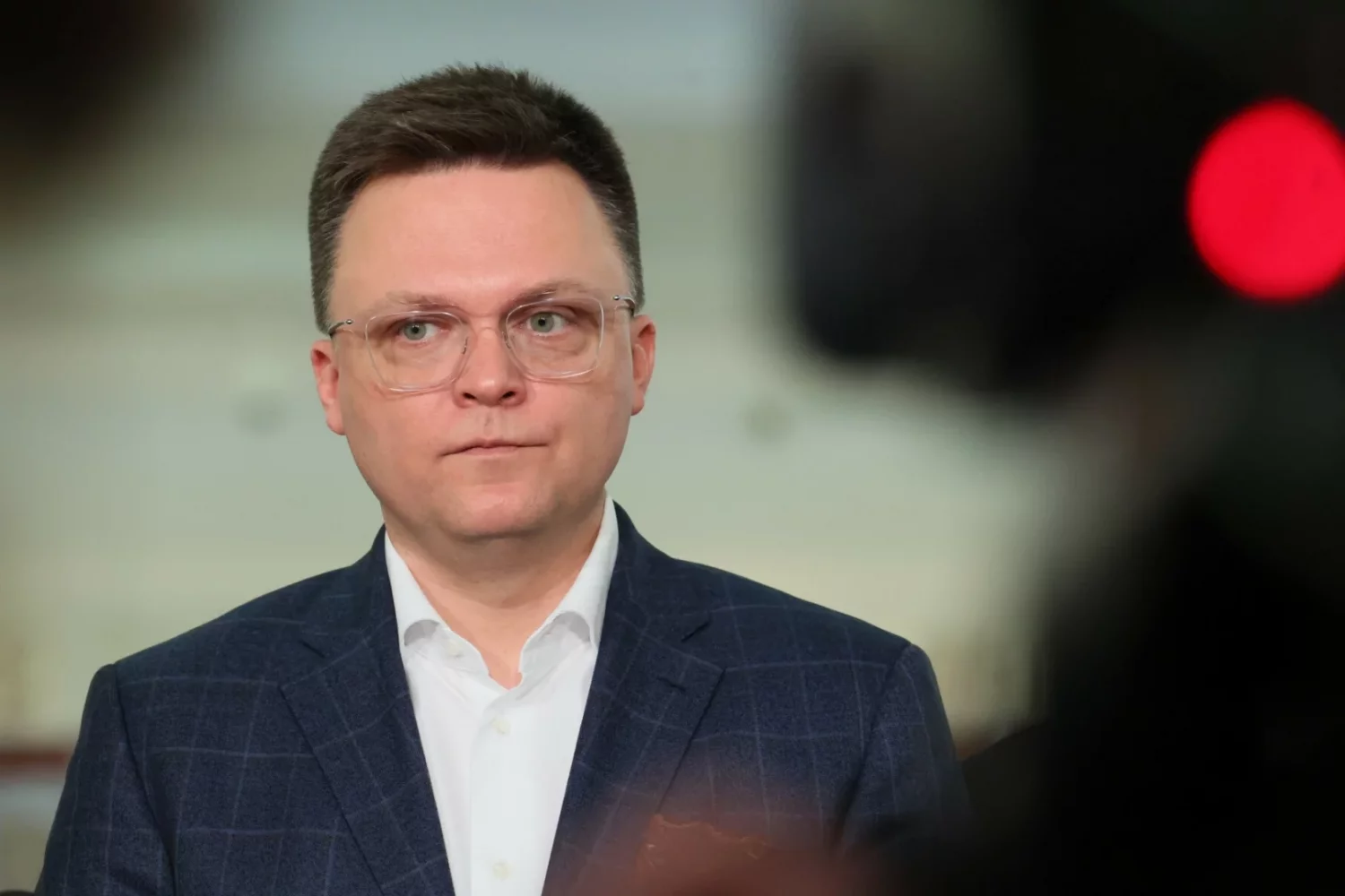 Szymon Hołownia zadowolony, ale pytanie, z czego?