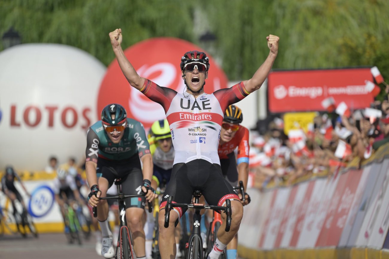 Pascal Ackermann (UAE Team Emirates) triumfował na czwartym etapie Tour de Pologne, z metą w Sanoku.