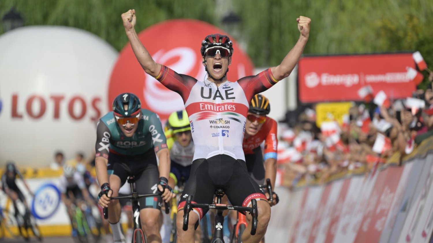 Pascal Ackermann (UAE Team Emirates) triumfował na czwartym etapie Tour de Pologne, z metą w Sanoku.