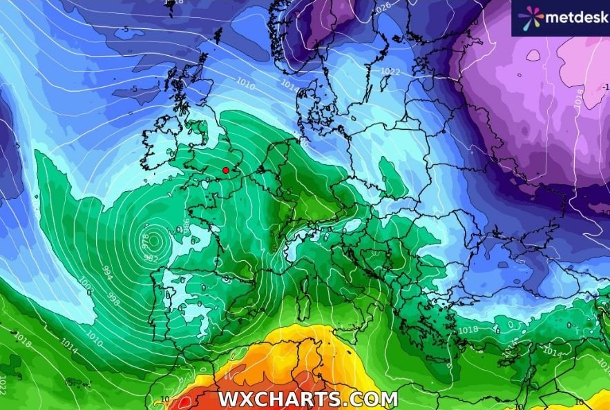 Opady od poniedziałku do środy mogą przekroczyć normę na cały miesiąc.