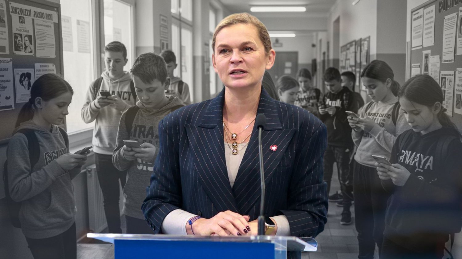 Zakaz telefonów w szkołach. Po słowach Nowackiej rodzice i nauczyciele zaklaszczą