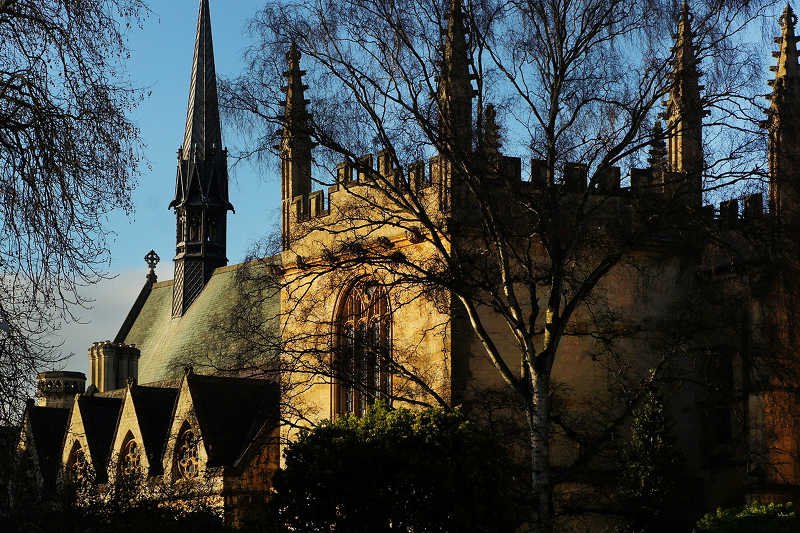 Widok na Uniwersytet Oksfordzki, Anglia