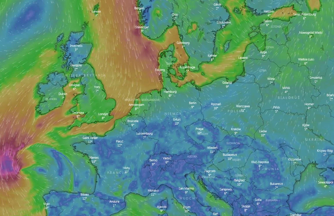 Możemy spodziewać się radykalnej zmiany pogody. IMGW prognozuje burze w dużej części kraju, a także silne wiatry i przymrozki, które mogą obowiązywać do wtorku.