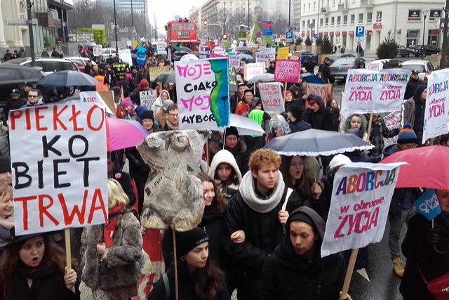 XVII Manifa przeszła ulicami Warszawy (06.03.2016).