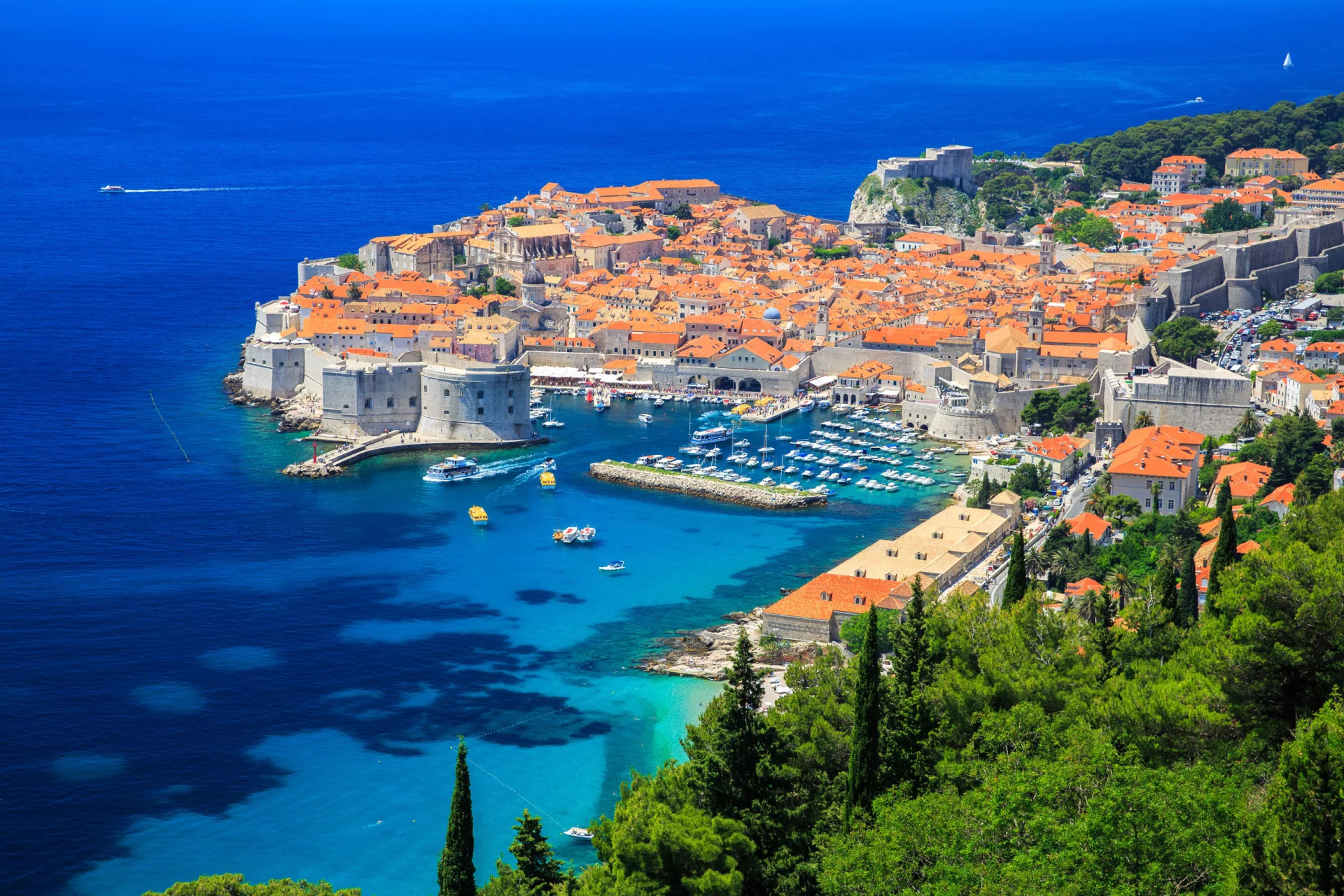 Port w Dubrovniku, Chorwacja