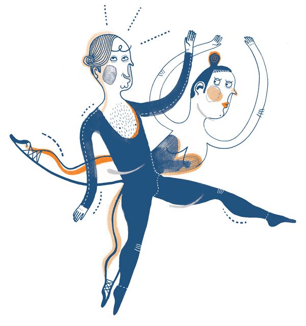 Ilustracja przygotowana dla Teatru Wielkiego