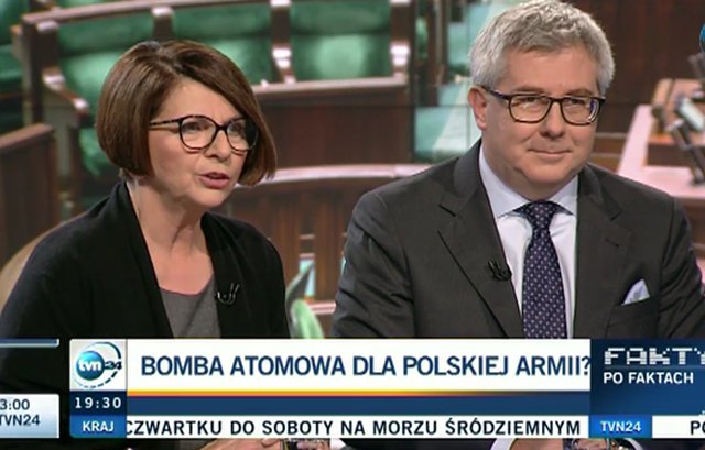 Pitera i Czarnecki o broni jądrowej w Polsce