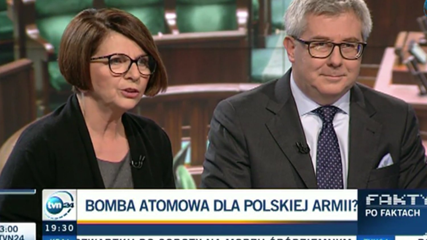 Pitera i Czarnecki o broni jądrowej w Polsce