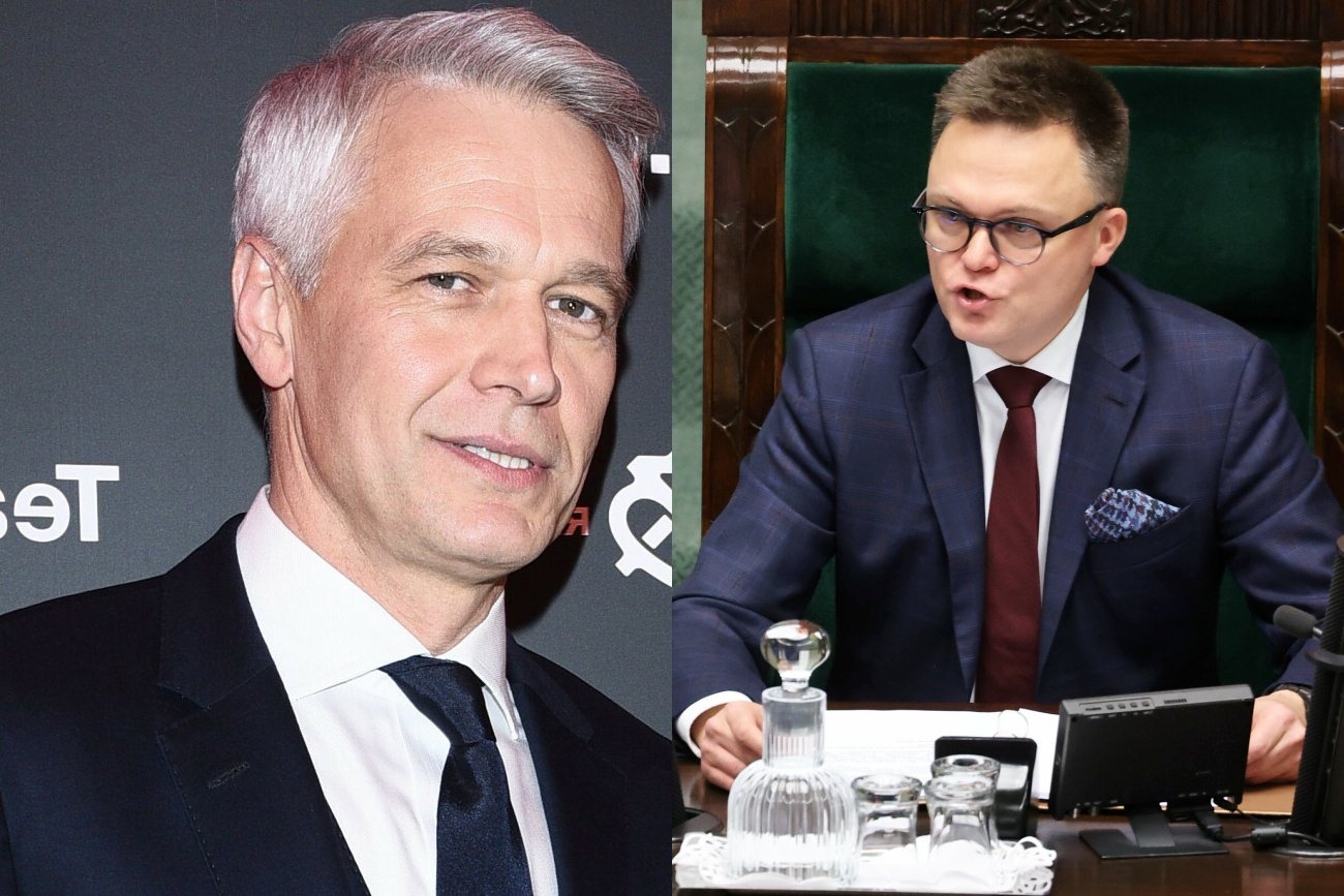 Michał Żebrowski śledzi poczynania Szymona Hołowni. "Nie kupuję popcornu"