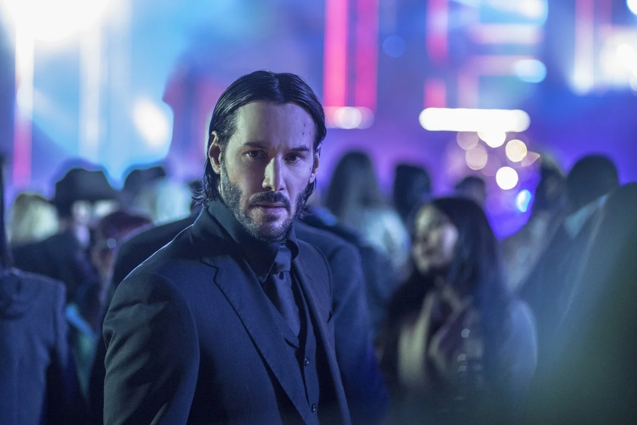 Keanu Reeves jako John Wick. Keanu Reeves jako John Wick.