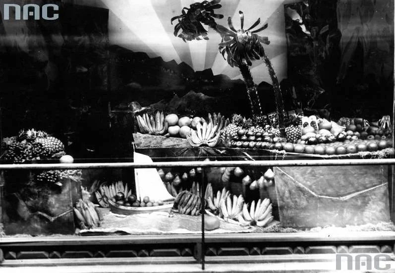 Sklep owocowy Poznań, 1934 r.