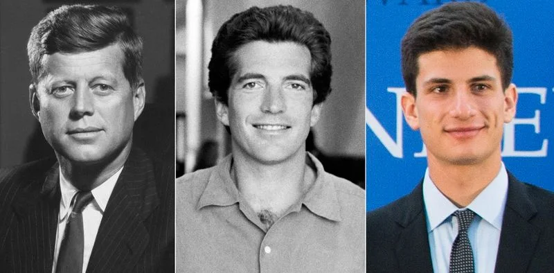 Od lewej: John F. Kennedy, JFK Jr., Jack Kennedy Schlossberg.