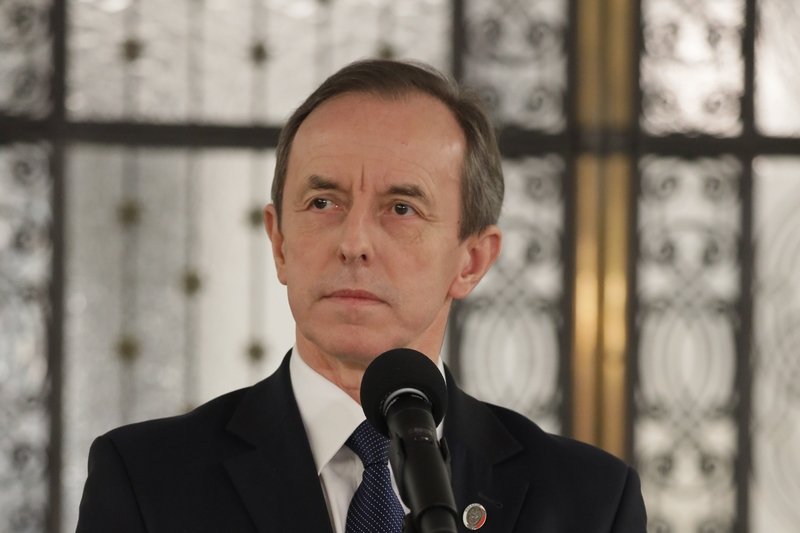 Tomasz Grodzki wygłosi orędzie w TVP1.