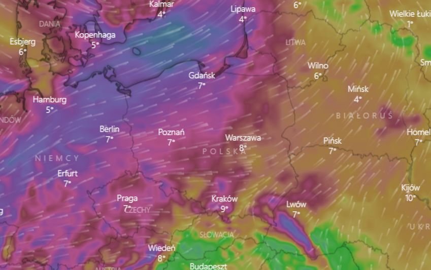Jaka pogoda w najbliższym czasie? Silny wiatr i opady deszczu zostaną, ale będzie znacznie cieplej