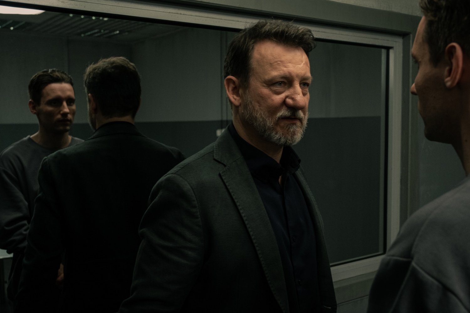 Robert Więckiewicz i Krystian Pesta w serialu "Behawiorysta"