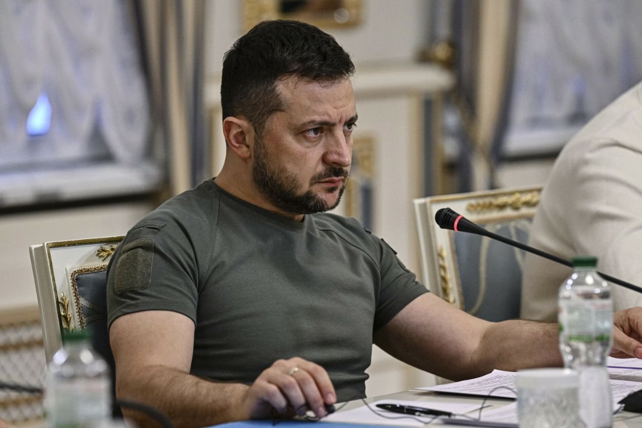 Prezydent Ukrainy Wołodymyr Zełenski