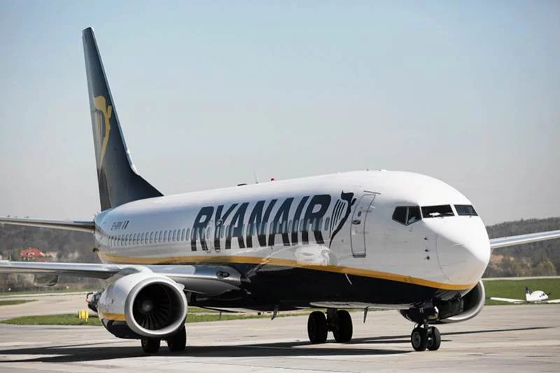 Samolot firmy "Ryanair"