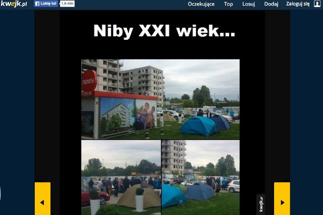 Przedstawiające kolejkę zdjęcia stały się przedmiotem internetowych żartów