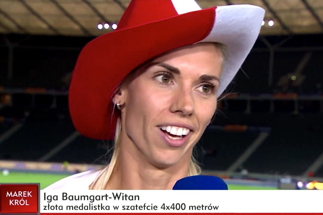 Iga Baumgart-Witan to jedna z czterech Polek, które zdobyły złoty medal w sztafecie na Lekkoatletycznych Mistrzostwach Europy w Berlinie