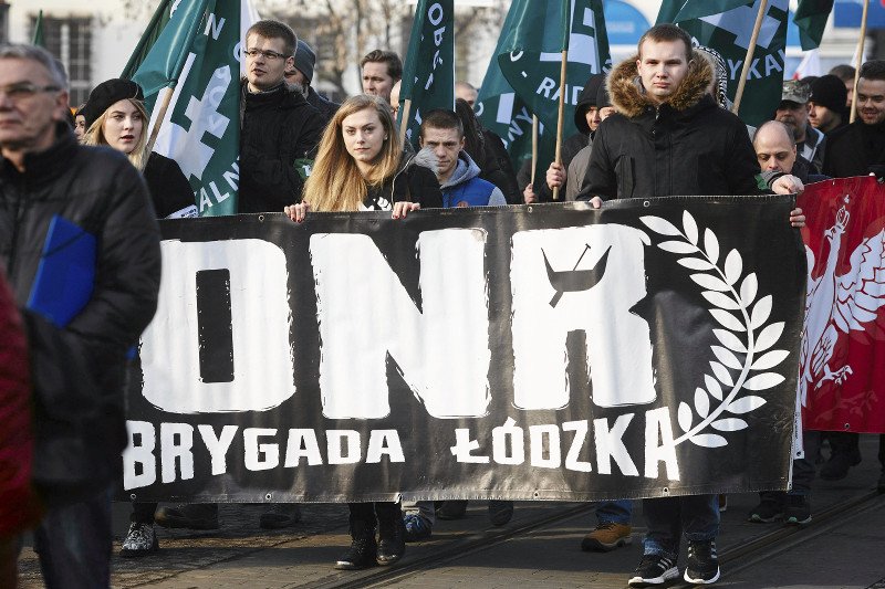 Marsze łódzkiej ONR.