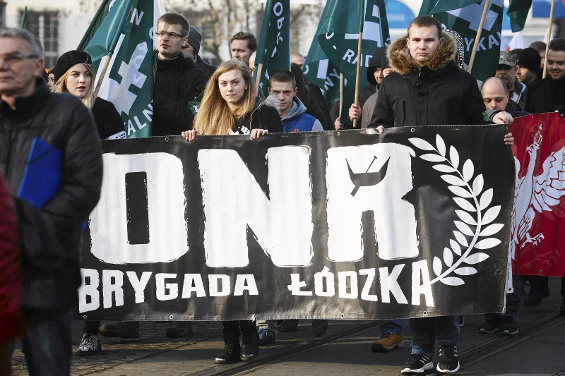 Marsze łódzkiej ONR.