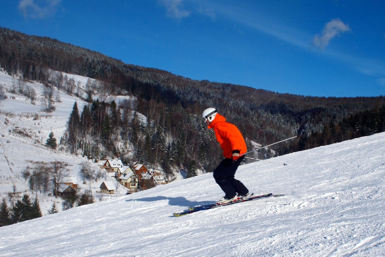 Narciarskie szaleństwa w Wierchomli.
