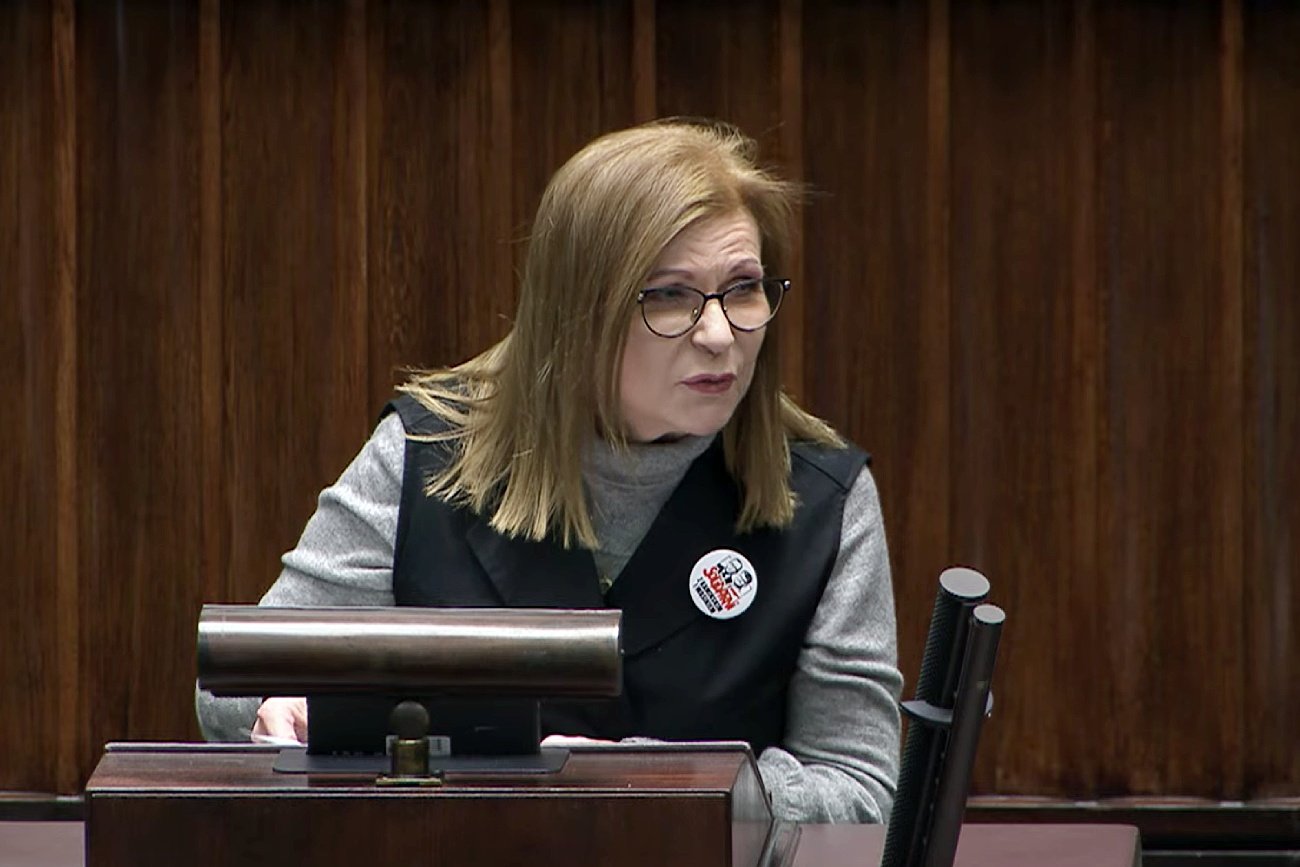 Małgorzata Gosiewska z PiS w Sejmie.