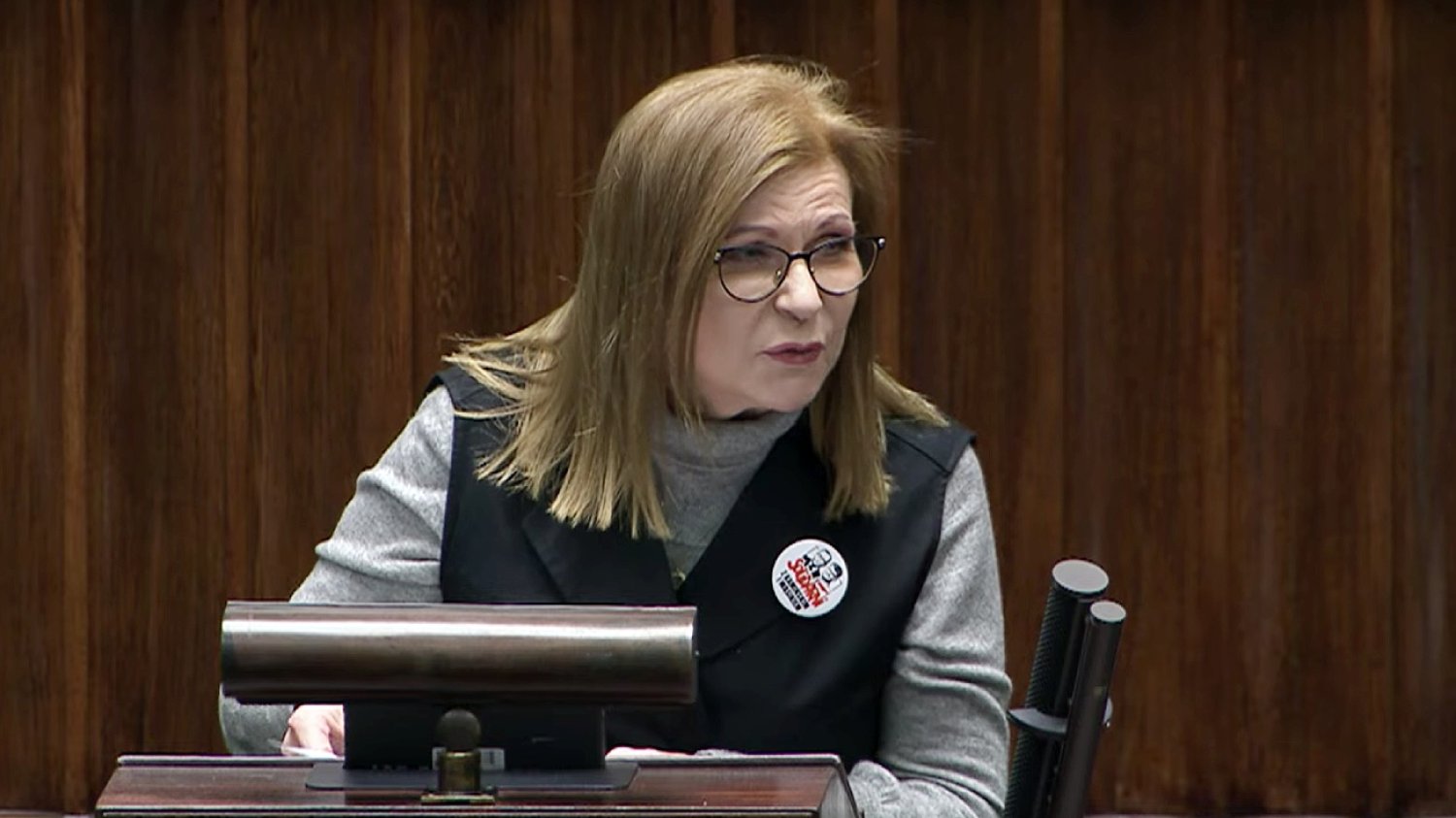 Małgorzata Gosiewska z PiS w Sejmie.