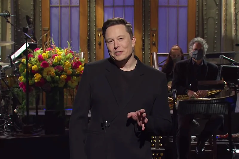 Elon Musk w programie "Saturday Night Live".