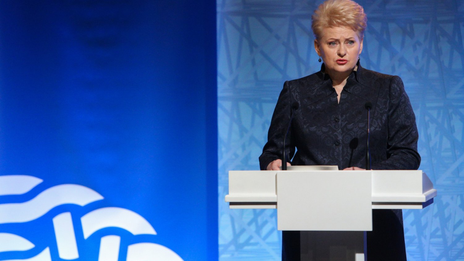 Prezydent Litwy Dalia Grybaus.