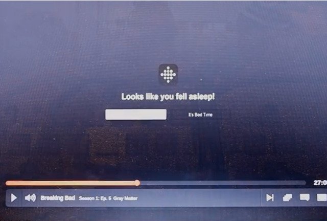 Przygotowany przez Netflix Sleep Tracker zatrzymuje pokaz filmu, gdy uzna, że widz usnął