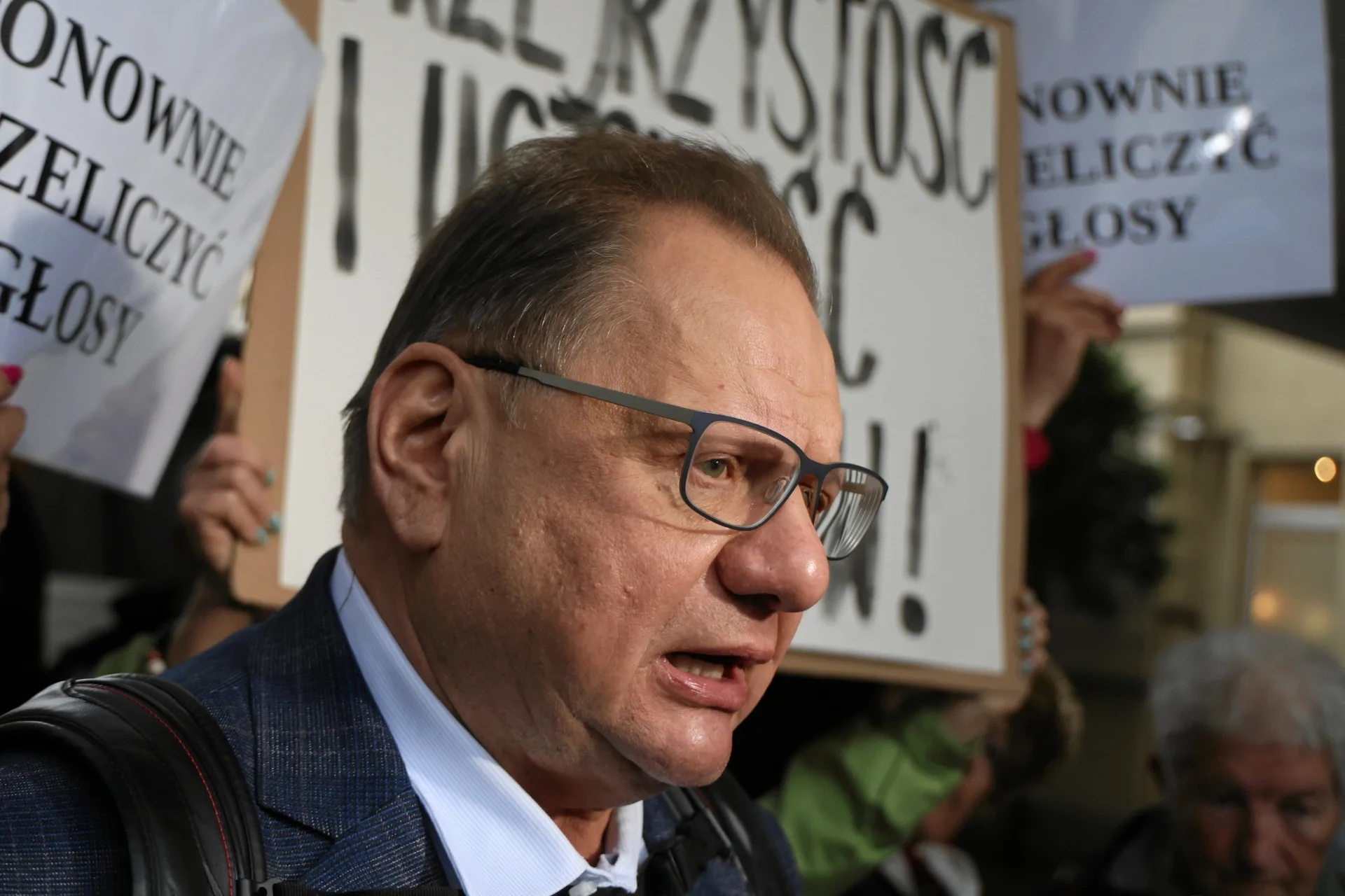 Uroczystość z udziałem Nawrockiego. Doszło do incydentu i krzyków