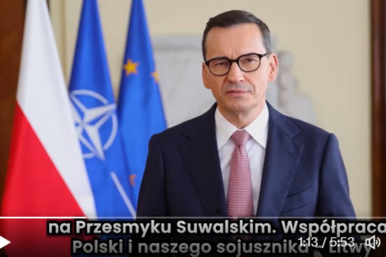 Spotkanie Polski i Litwy na przesmyku suwalskim. Oto, co zrobił Morawiecki
