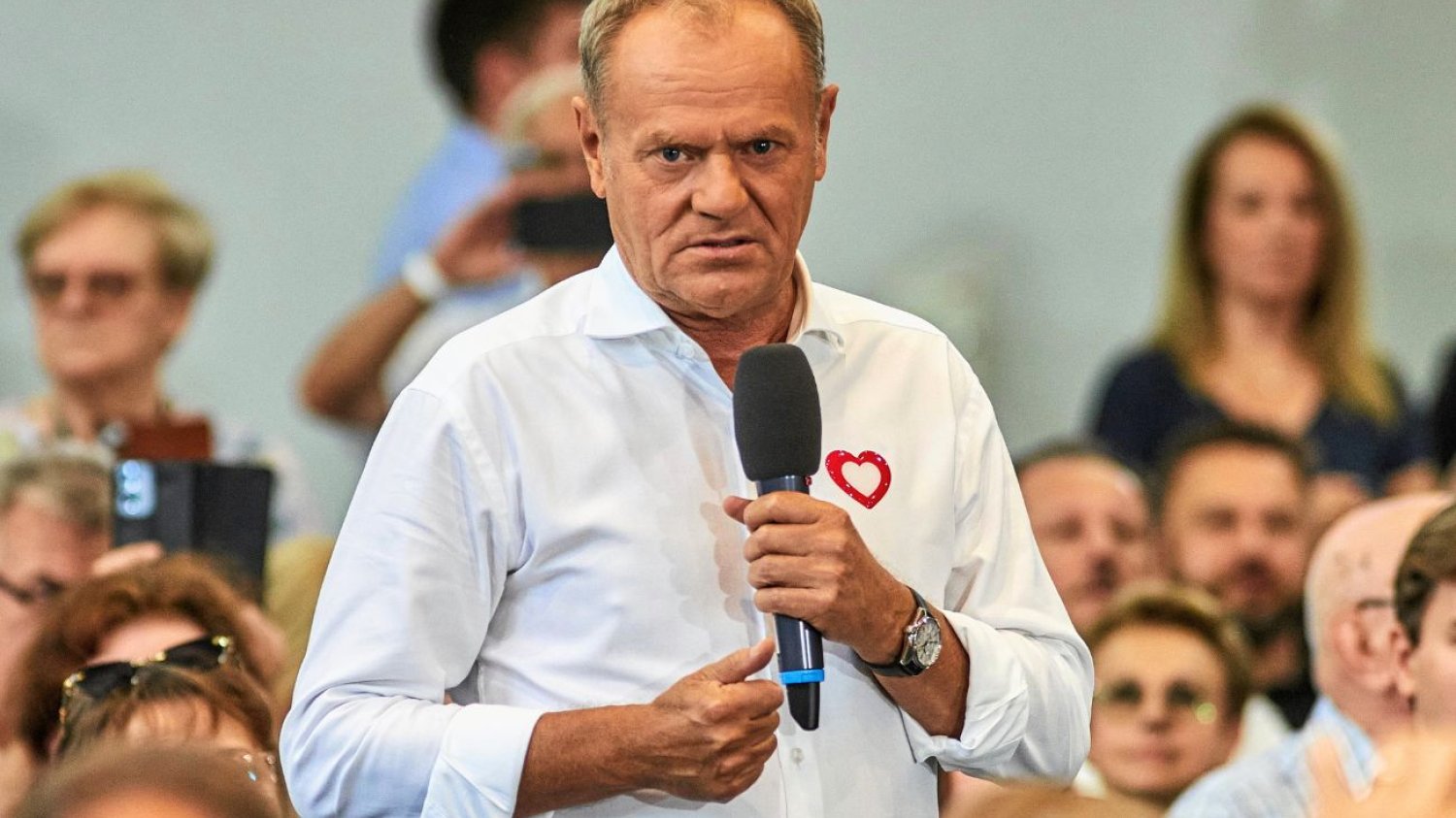 Donald Tusk w Pabianicach Donald Tusk