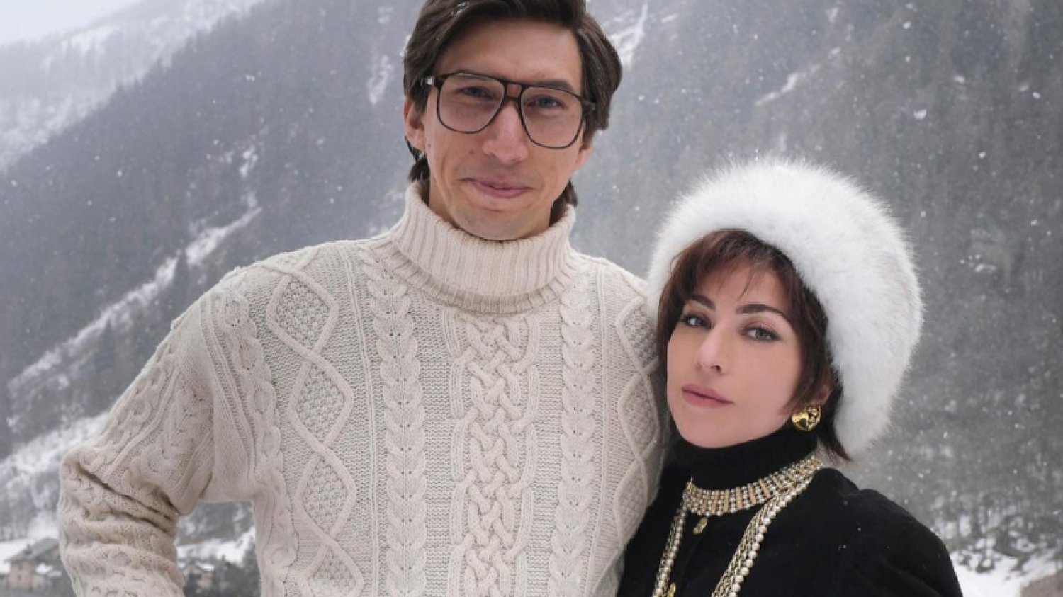 Lady Gaga i Adam Driver w filmie "House of Gucci" Ridleya Scotta.