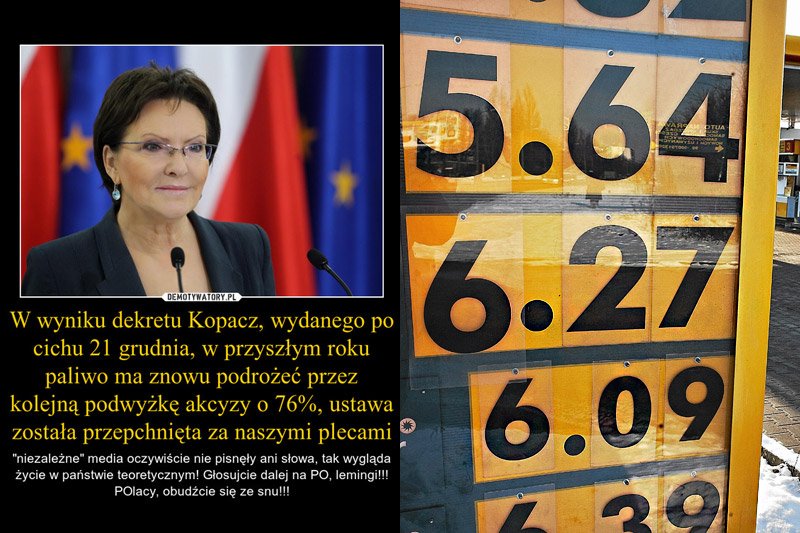 Opłata zapasowa nie powinna sprawić, że na stacjach paliw wrócą wysokie ceny.