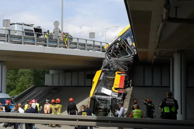 W Warszawie doszło do tragicznego wypadku autobusu.