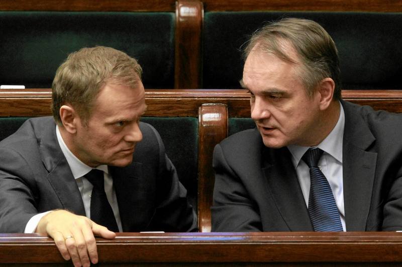 Premier Donald Tusk i wicepremier Waldemar Pawlak