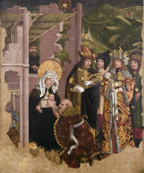 Mikołaj Haberschrack, Poliptyk augustiański, ok. 1468, Muzeum Narodowe w Krakowie. Pałac Erazma Ciołka