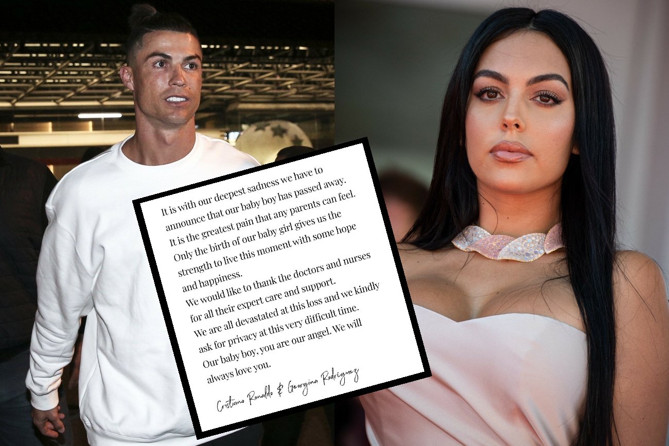 Cristiano Ronaldo i Georgina stracili dziecko. Kondolencje od gwiazd
