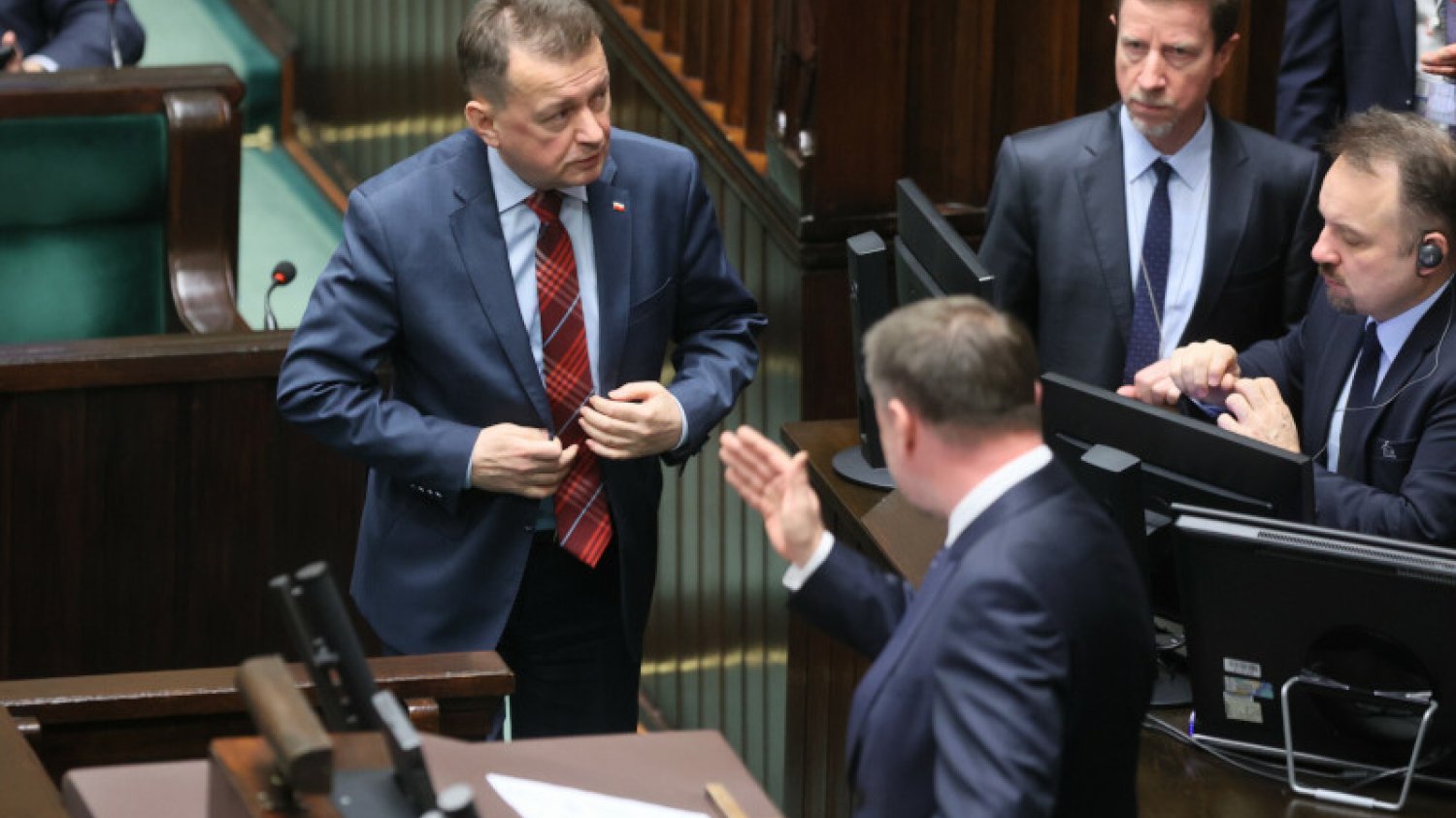 Awantura w Sejmie. Kierwiński atakuje Błaszczaka ws. Patriotów