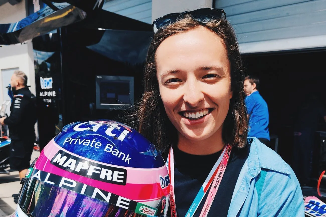 Iga Świątek na wakacjach, była gościem podczas wyścigu Formuły 1 w Austrii