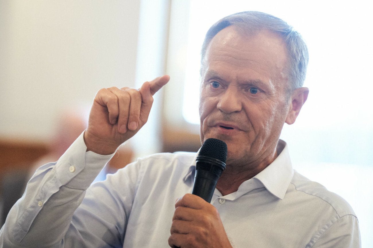 Przewodniczący Platformy Obywatelskiej Donald Tusk.
