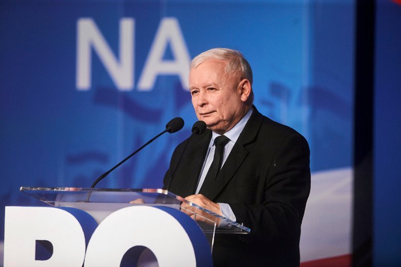 Jarosław Kaczyński zagrzewa polityków PiS do walki na ostatniej prostej przed wyborami.