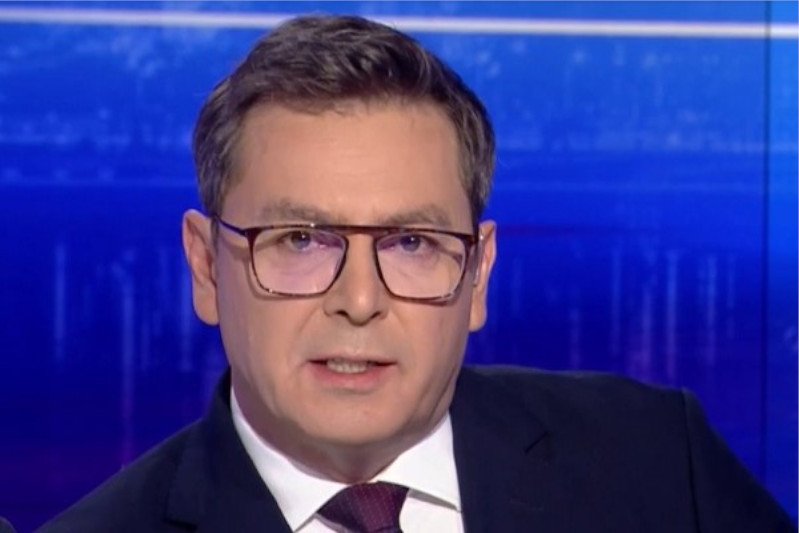 Michał Adamczyk pokłócił się z gościem w programie po "Wiadomościach" TVP.