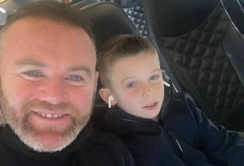 Finał Ligi Europy. Wayne Rooney przyleciał do Gdańska.